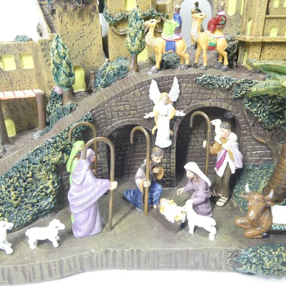 The O Little Town of Bethlehem - Thomas Kinkade Hawthorne Village NO AC ADAPTER - Picture 3 of 14